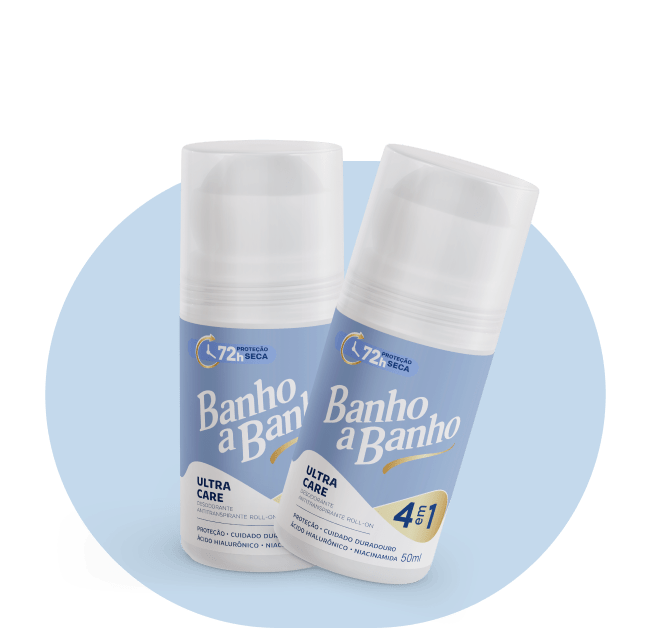Desodorante Antitranspirante Roll-on Feminino Banho a Banho: Ultra Care