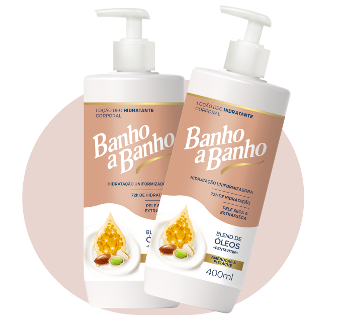 Loção Deo Hidratante Corporal Banho a Banho: Amêndoas & Pistache